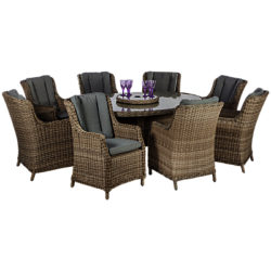 Royalcraft Wentworth Imperial High Back 8-Seater Dining Set